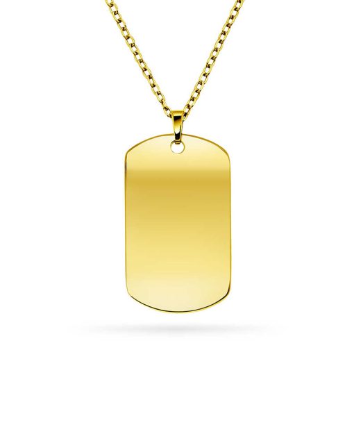 William smykke i stål, forgylt