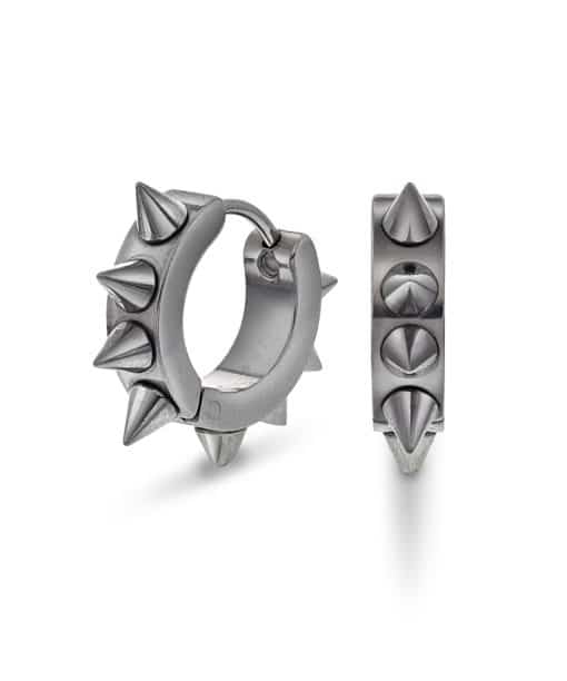 Lion øreringer i stål