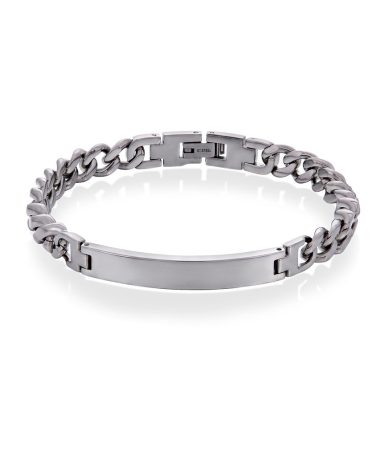 Alexander - Legacy plate armbånd i stål