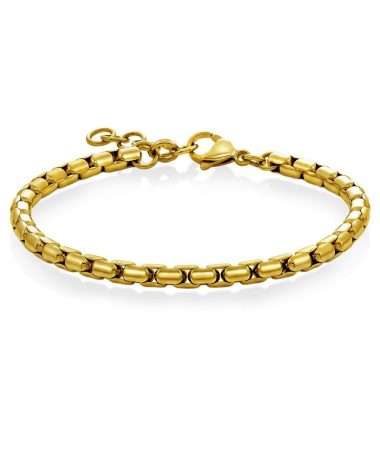 Ur armbånd i forgylt stål