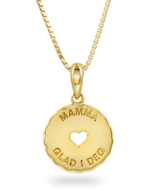 Smykke i sølv - Mamma glad i deg