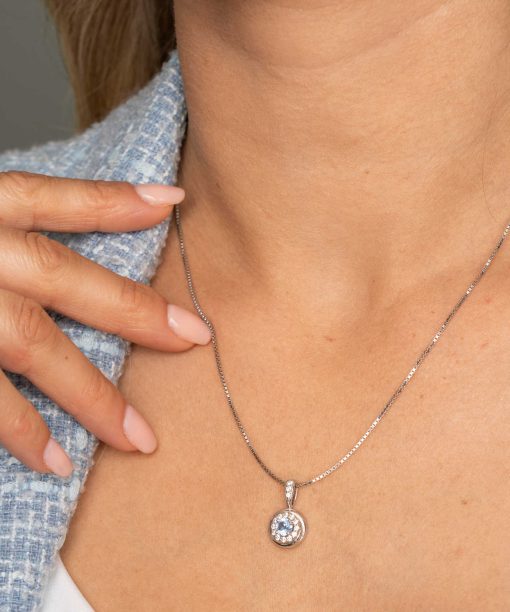 Alternative view of Smykke i sølv med zirkonia