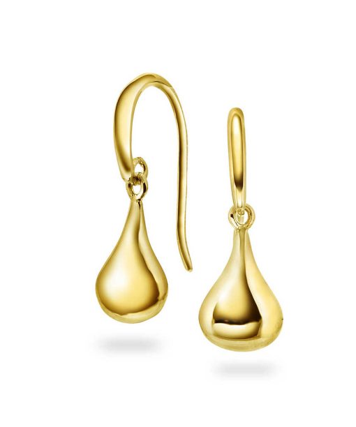 Øredobber i sølv dråpe