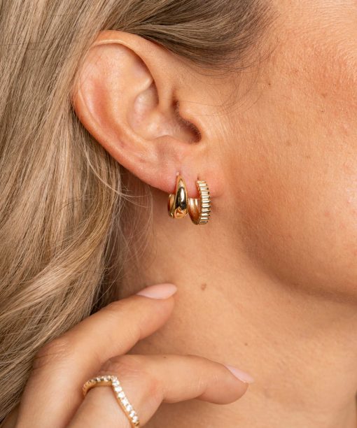 Alternative view of Øreringer i sølv