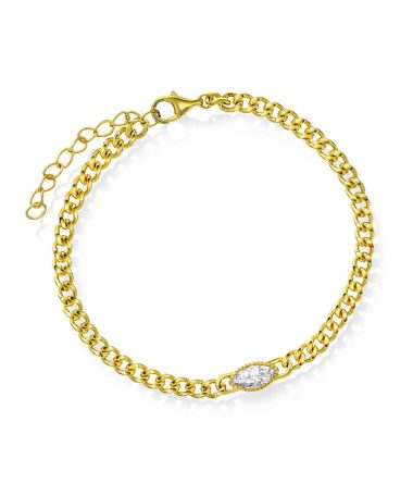 Rio Radiance armbånd i sølv med zirkonia