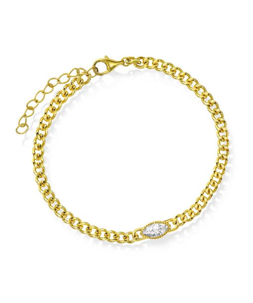 Rio Radiance armbånd i sølv med zirkonia