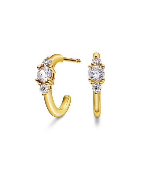 Rio Radiance øredobber i sølv med zirko