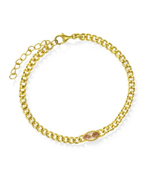 Rio Radiance armbånd i sølv med zirkonia