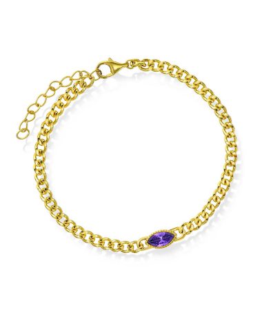 Rio Radiance armbånd i sølv med zirkonia