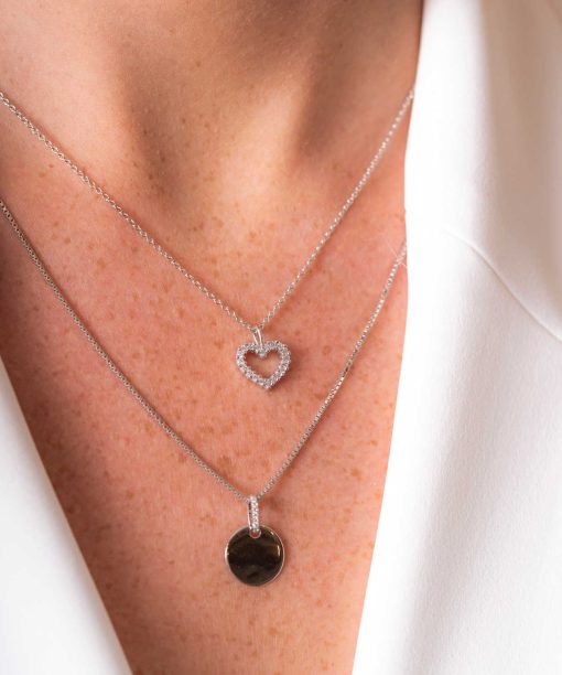 Alternative view of Smykke i sølv hjerte