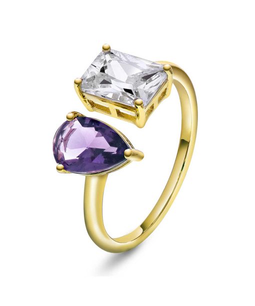 Viva Vegas ring i sølv med zirkonia