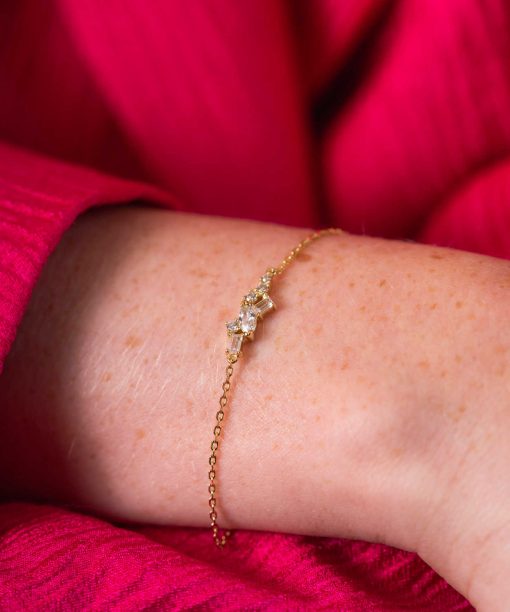 Alternative view of Seoul Shine armbånd i sølv med zirkonia