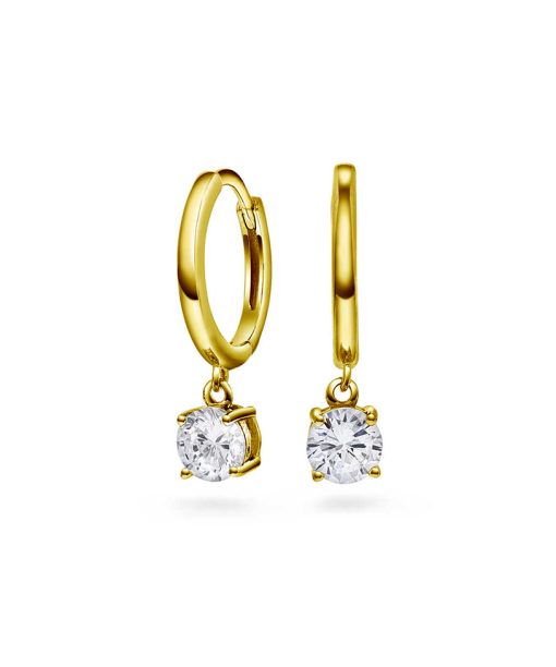 SF Spark øreringer i sølv med zirkonia