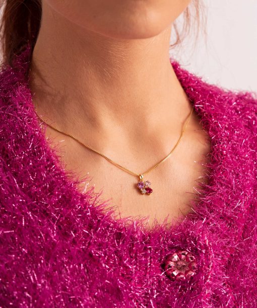 Alternative view of GLAM smykke med rosa toner