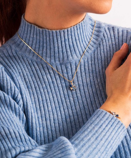 Alternative view of GLAM smykke med blå toner