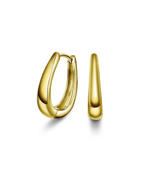 Boston øreringer i sølv