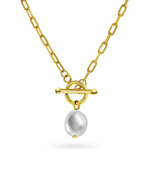 Capri smykke i sølv med perle