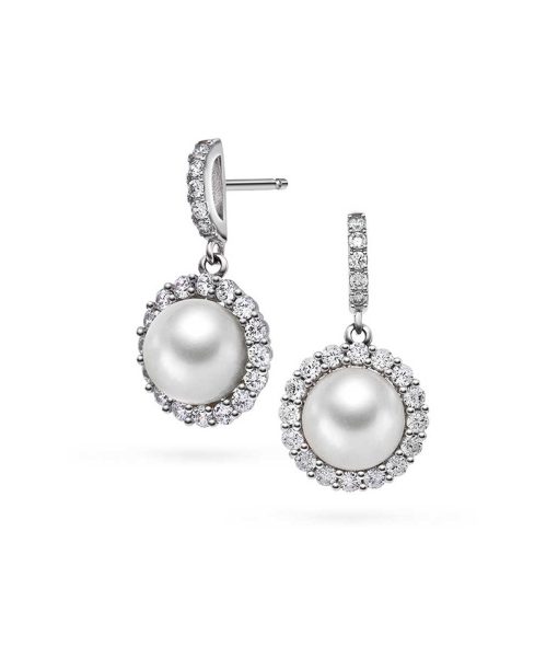 Firenze øredobber i sølv med perle