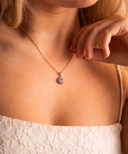 Alternative view of Napoli smykke i sølv med zirkonia