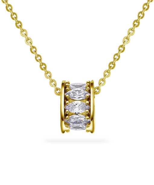 Milano smykke i sølv med zirkonia