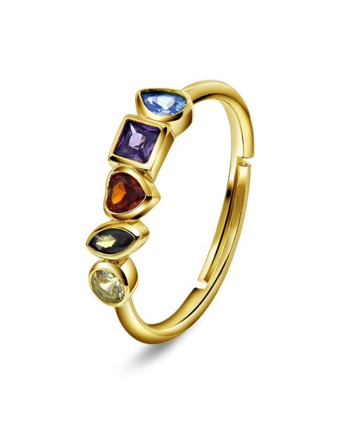 Sparks ring i sølv med zirkonia