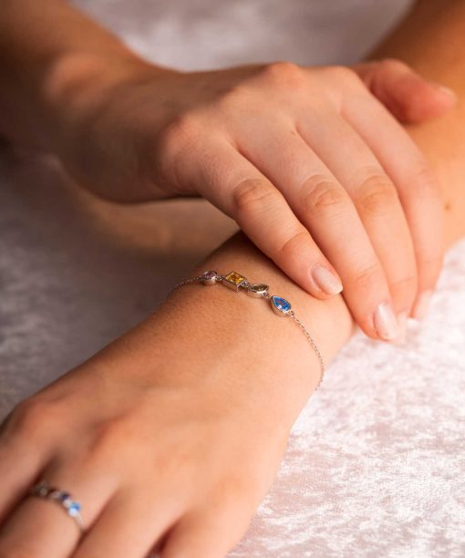 Alternative view of Sparks armbånd i sølv med zirkonia