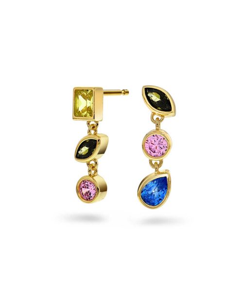 Sparks øredobber i sølv med zirkonia