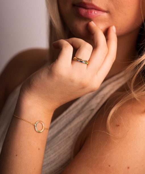 Alternative view of Austin ring i sølv med zirkonia