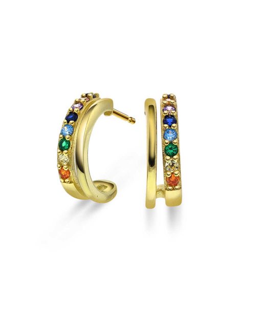 Austin øredobber i sølv med zirkonia