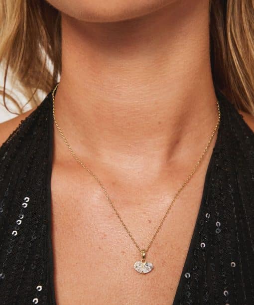 Alternative view of Sammen smykke i sølv med zirkonia