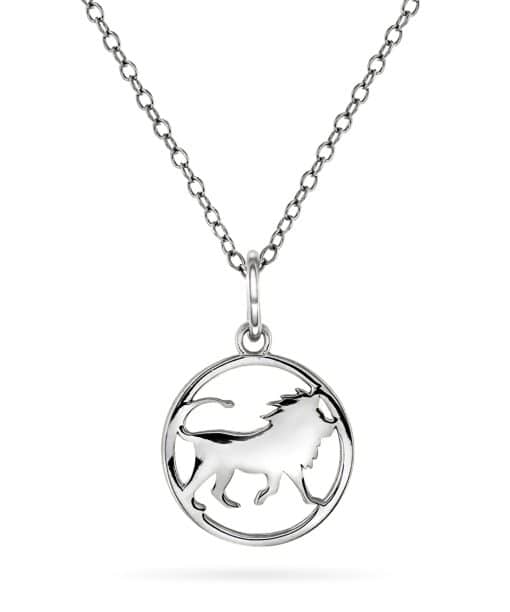 Smykke i sølv - Løven