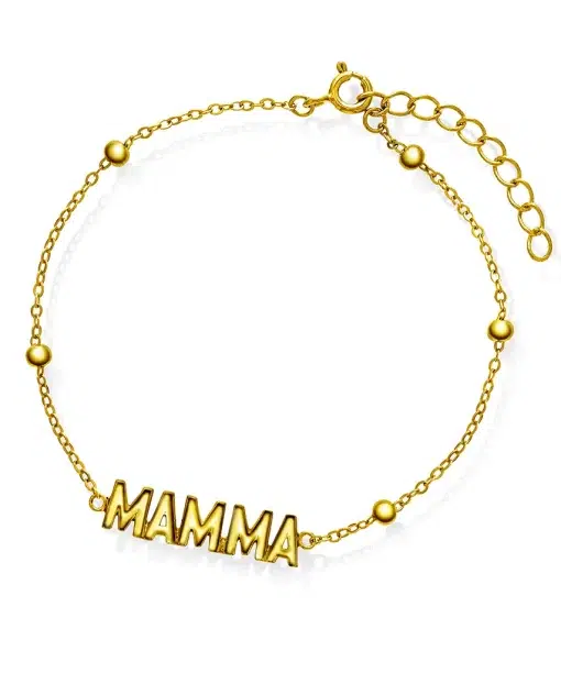 Armbånd i forgylt sølv - mamma