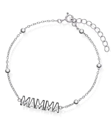 Armbånd i sølv - mamma