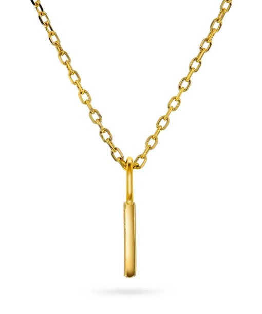 Letters smykke i 925 forgylt sølv I