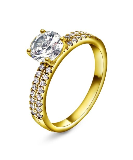 Drømmering i 925 forgylt sølv