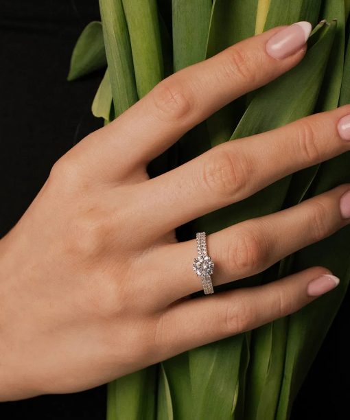 Alternative view of Drømmering i 925 forgylt sølv