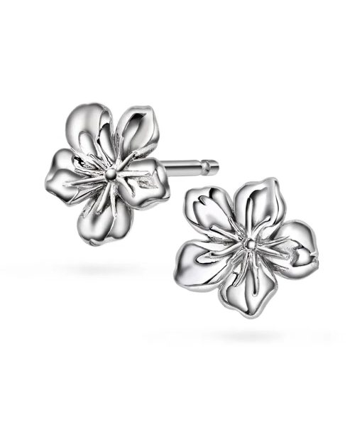 Blossom øredobber i 925 sølv
