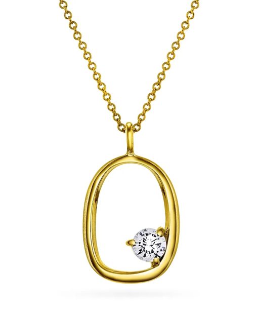 Solin smykke i 925 forgylt sølv