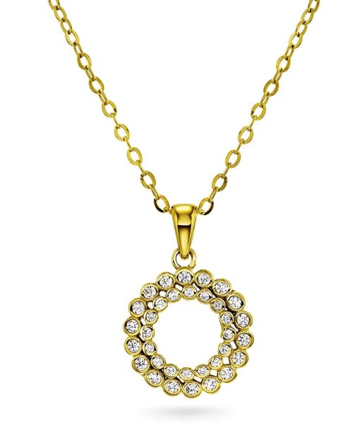 Aura smykke i 925 forgylt sølv