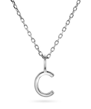 Pan Jewelry - Letters smykke i 925 sølv C