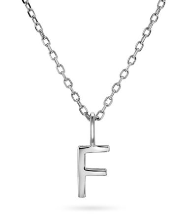 Pan Jewelry - Letters smykke i 925 sølv F