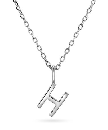 Pan Jewelry - Letters smykke i 925 sølv H