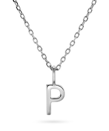 Pan Jewelry - Letters smykke i 925 sølv P