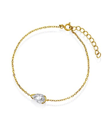Pan Jewelry - Embrace armbånd i 925 forgylt sølv