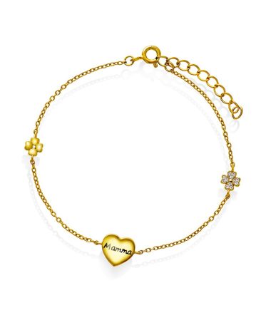 Pan Jewelry - Armbånd i 925 forgylt sølv - Mamma