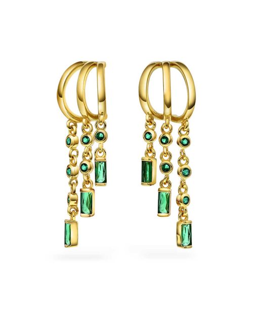 Rio radiance øredobber i sølv med zirkon