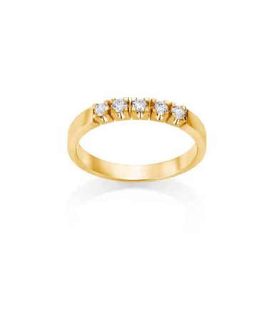 Allianse ring 0.03ct wsi x 5