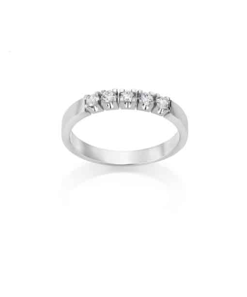 Allianse ring 0.10ct TW VS x 5