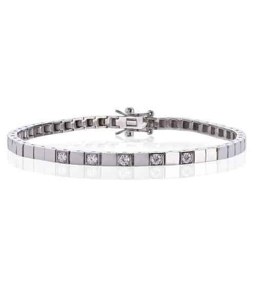 AL armbånd 3.5mm 0.07ct WSIx5 HV