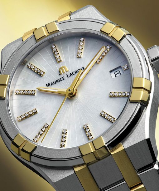 Alternative view of Maurice Lacroix Aikon Quartz 35mm Duotone - AI1106-PVY13-170-1